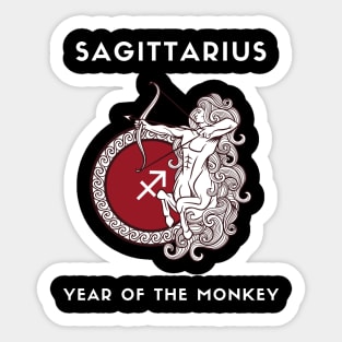 SAGITTARIUS / Year of the MONKEY Sticker